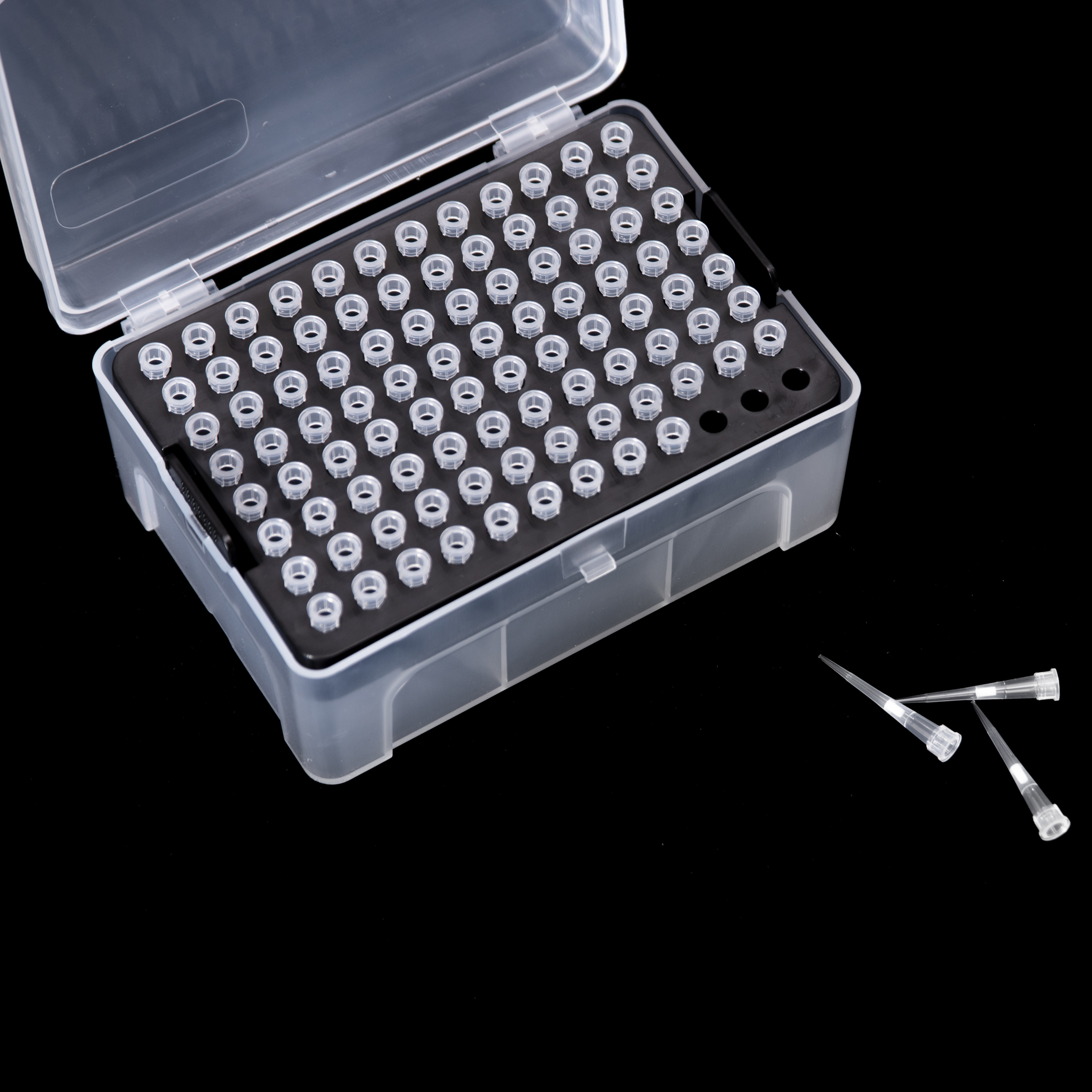 Pipetee de filtro Tips 10UL 200US 1000UR Bulk / Caja Paquete de laboratorio desechable