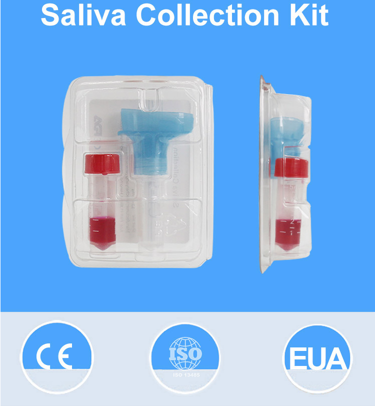 Tubo de muestreo de esputo VTM 5ML PCR PRUEBA Use la colección de muestras de saliva para COVID 19 KIT DE PRUEBA DE ADN 10ml